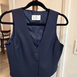 Aritzia Babaton Navy Tailored Vest